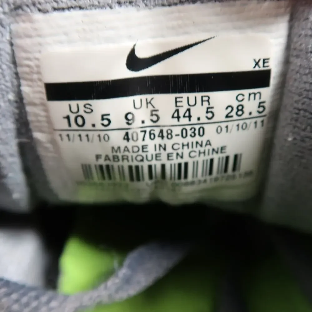 Nike Shoes Mens 10.5 Athletic Trainer Lunarglide 2 Running Sneakers Gray Green